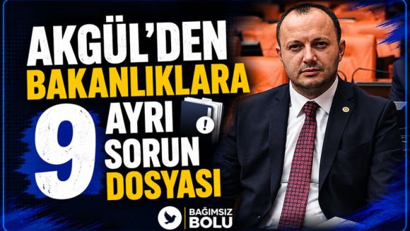 Akgül'den Bakanlıklara 9 Ayrı Sorun Dosyası