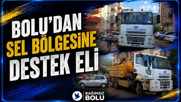 Bolu'dan Sel Bölgesine Destek Eli