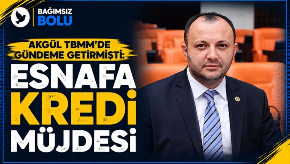 Akgül TBMM'de gündeme getirmişti: Esnafa kredi müjdesi