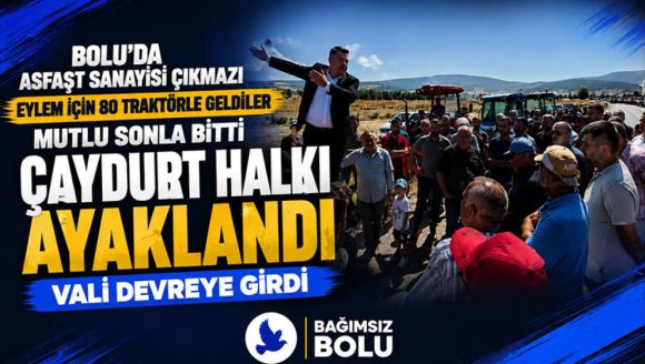 Bolu'da ‘Asfalt Şantiyesi' Çıkmazı, Vali Konuya El Attı: Köylüler Kazandı