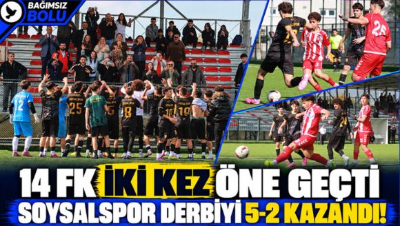 14 FK İki Kez Öne Geçti, Soysalspor Derbiyi 5-2 Kazandı!
