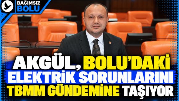 Akgül, Bolu'daki Elektrik Sorunlarını TBMM Gündemine Taşıyor