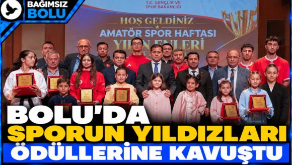 Bolu'da Sporun Yıldızları Ödüllerine Kavuştu!
