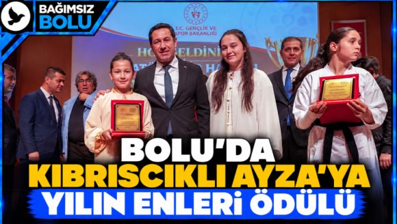 Kıbrıscıklı Ayza Tombuloğlu'na Yılın Enleri Ödülü